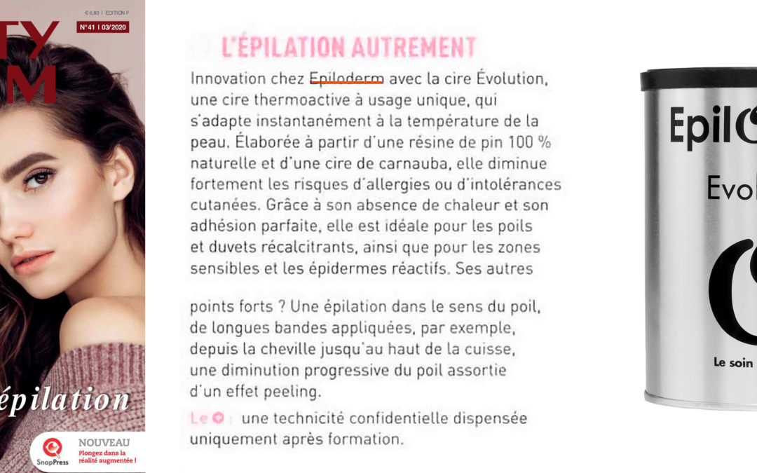 ACTUALITES / VU DANS LE MAGAZINE BEAUTY FORUM / MARS 2020